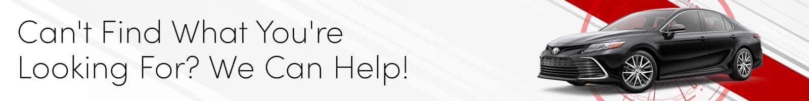 Vehicle Finder | Toyota of the Desert