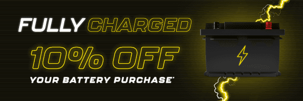 10% off your battery purchase