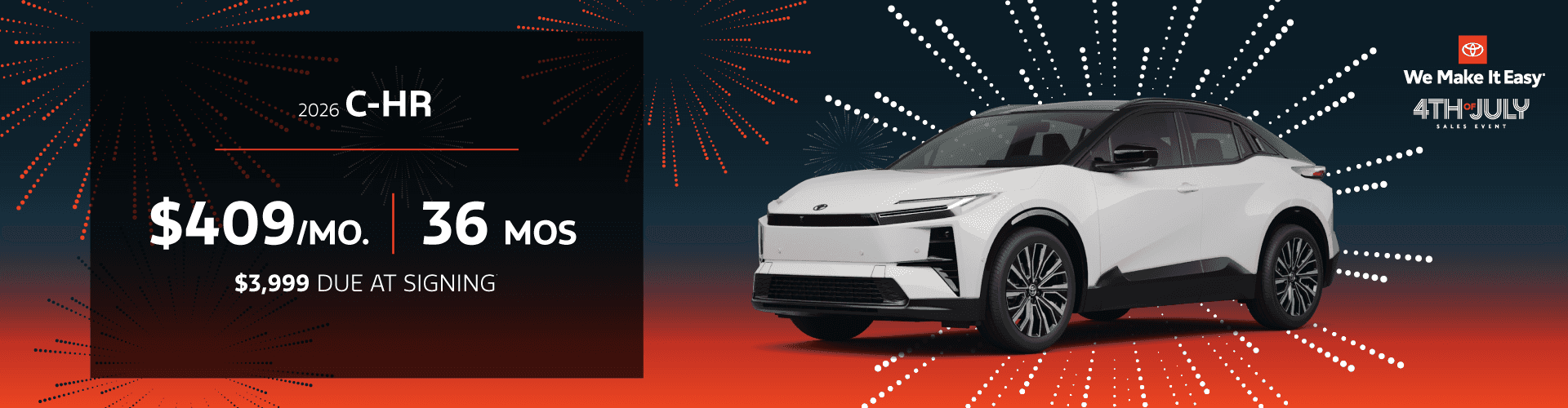 4th of July Sales Event 2026 C-HR