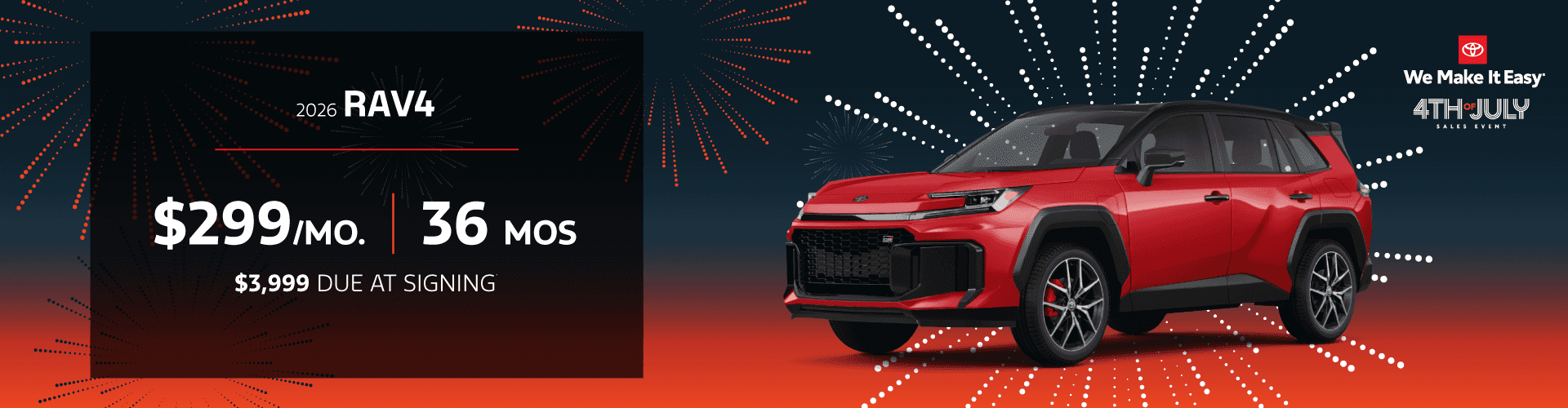 4th of July Sales Event 2026 RAV4