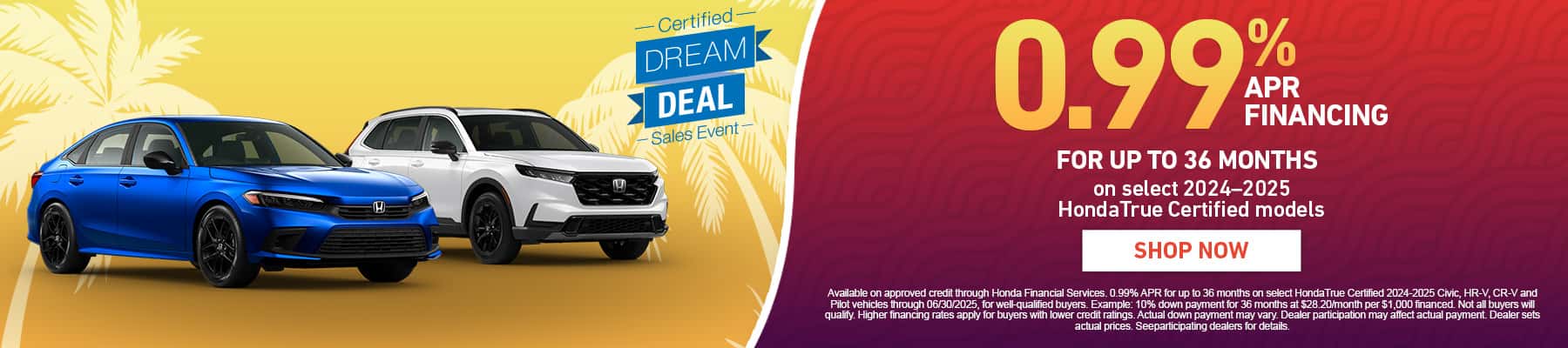 UnicarsHonda_Slide_1800x400_DreamDeal_09905-25_