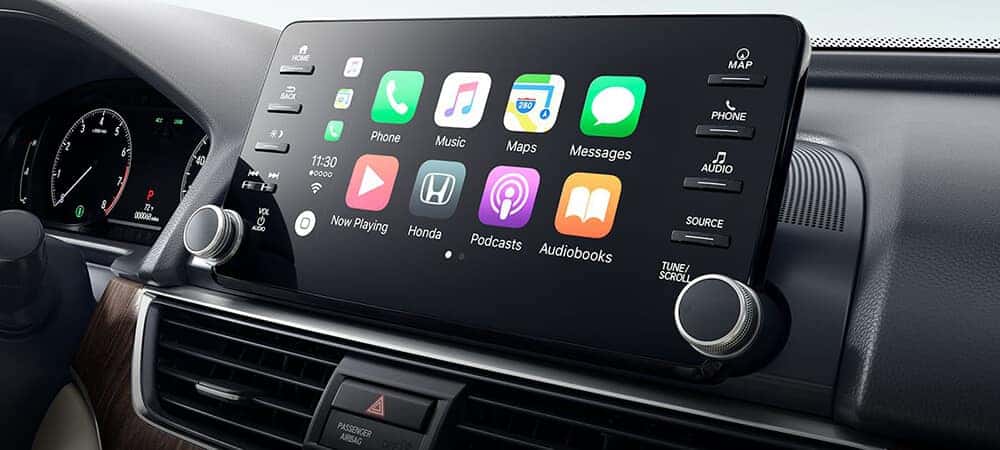 apple carplay honda accord connect android integration sedan phone hybrid audio extreme intergrations smart hook button wheel