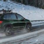 2019 Honda Passport in the snow