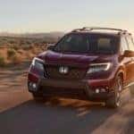 2019 Honda Passport on the trail