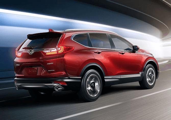 2019 CR-V on the road