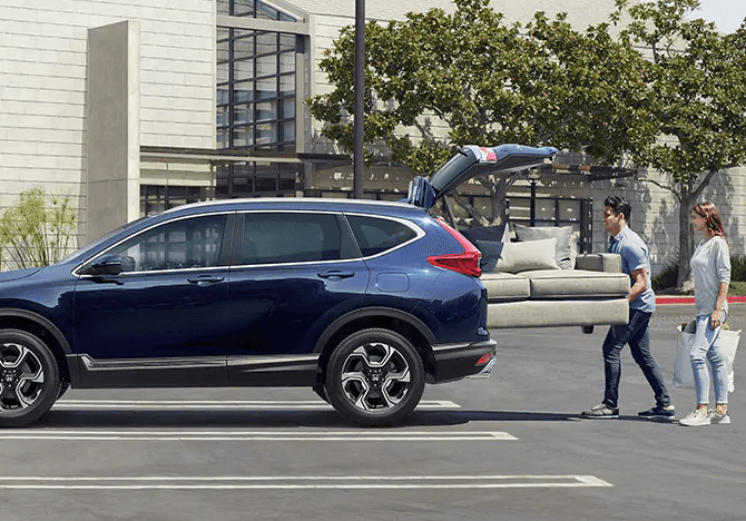 Putting cargo in a 2019 CR-V