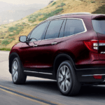 2020 Honda Pilot on a winding road