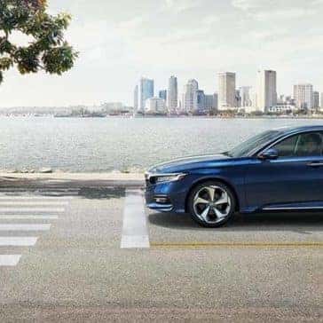 2020 Honda Accord At Crosswalk