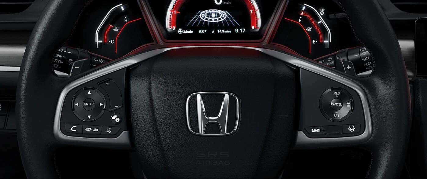 2020 Honda Civic HB steering wheel controls