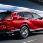 Red 2020 AWD Honda CR-V in Tunnel