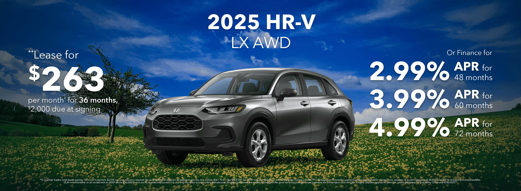 2025 HR-V LX AWD