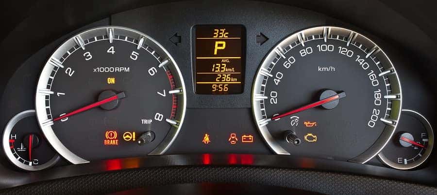 Vw lights on deals dashboard