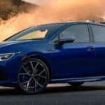 2022 VW Golf R Blue