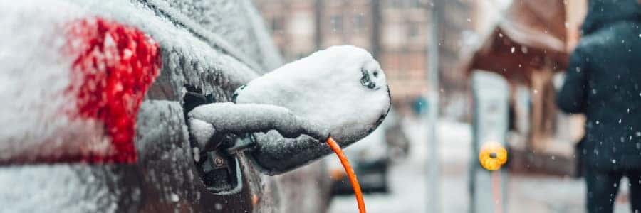 electric vehicle in winter