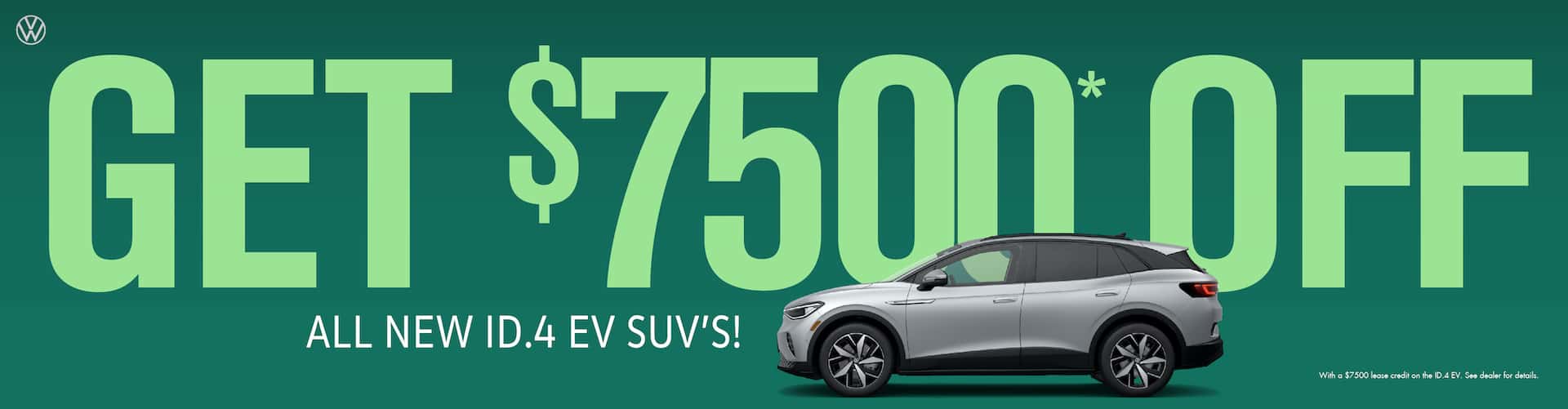 $7500 OFF ID.4 EV