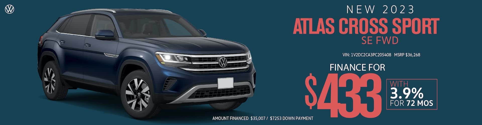 Upgrade to the Atlas Cross Sport during our eXchange Sale