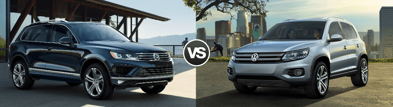 VW SUV Comparison: 2017 Touareg vs. 2018 Tiguan