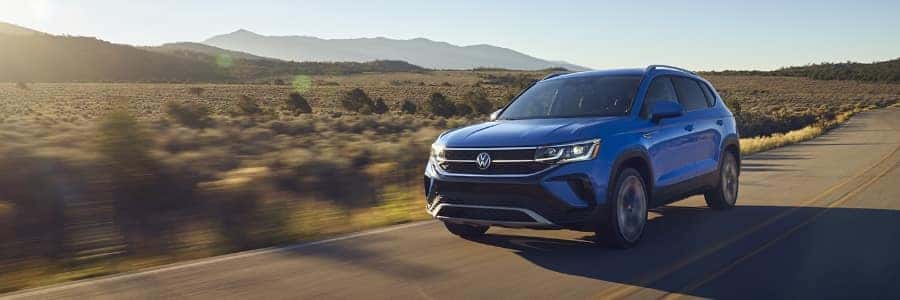 2022 VW Taos Cornflower Blue