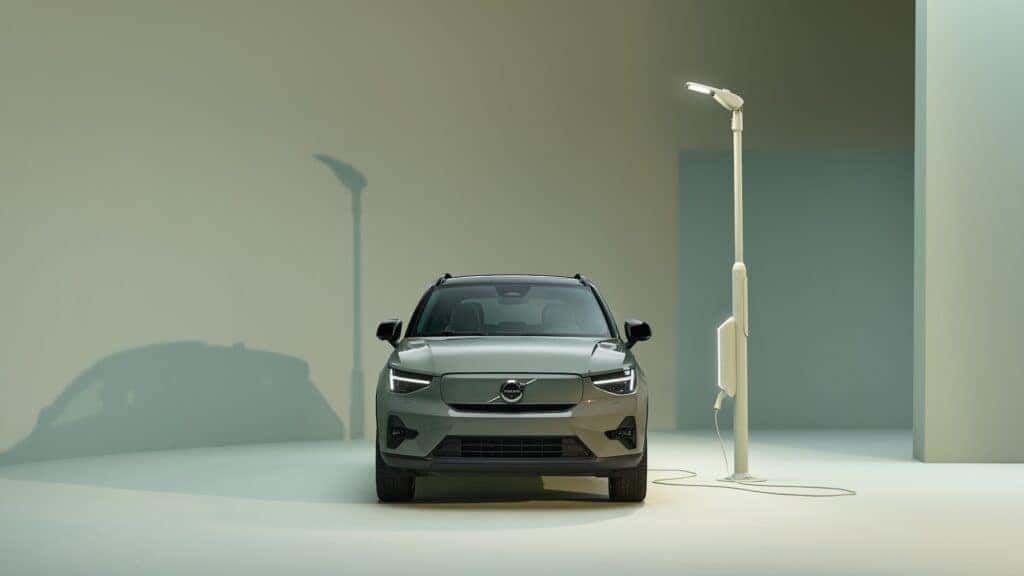 Exterior of a 2024 Volvo XC40 Recharge