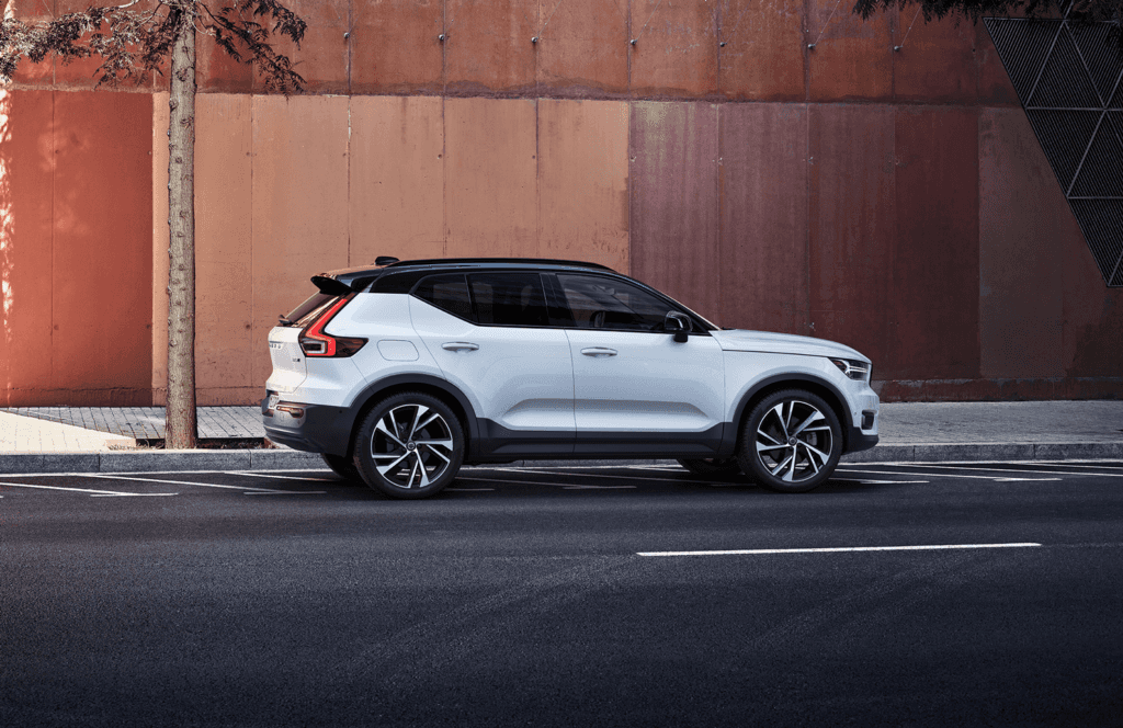 Exterior of a 2023 Volvo XC40 Recharge