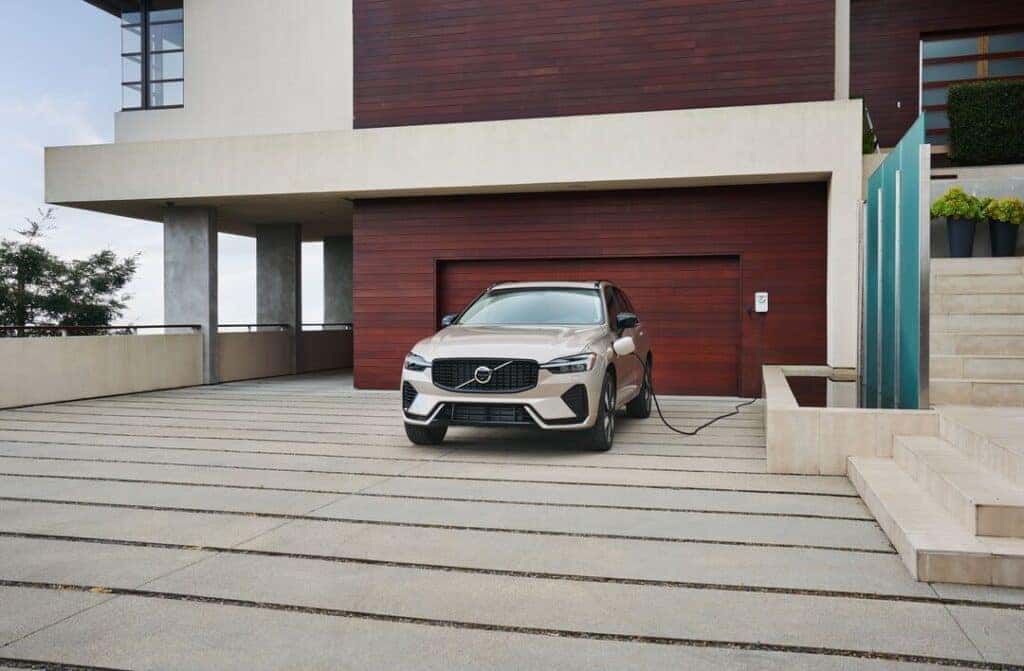 Volvo XC60 parked in the driveway