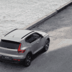 Rear top-down view of the 2026 Volvo XC40