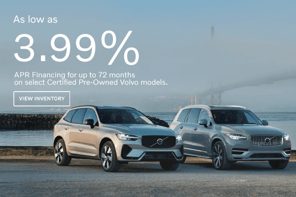 Select Certified Pre-Owned Volvo models