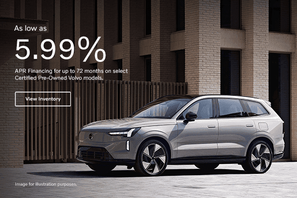 Select Certified Pre-Owned Volvo models