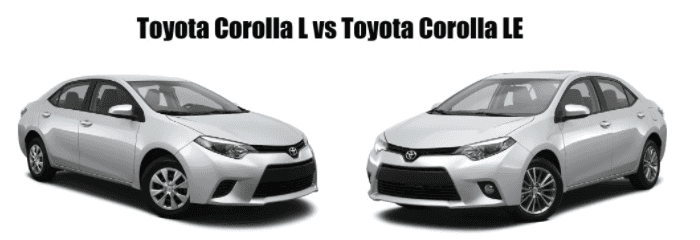 2015 Toyota Corolla L vs. LE