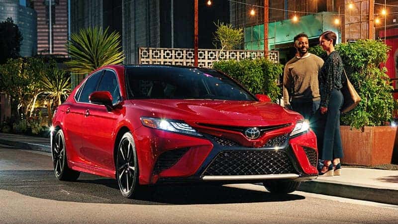 Red 2018 Toyota Camry