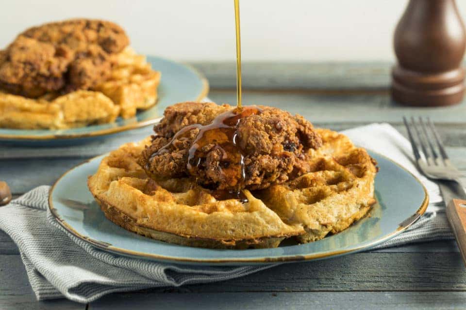 Chicken and waffles