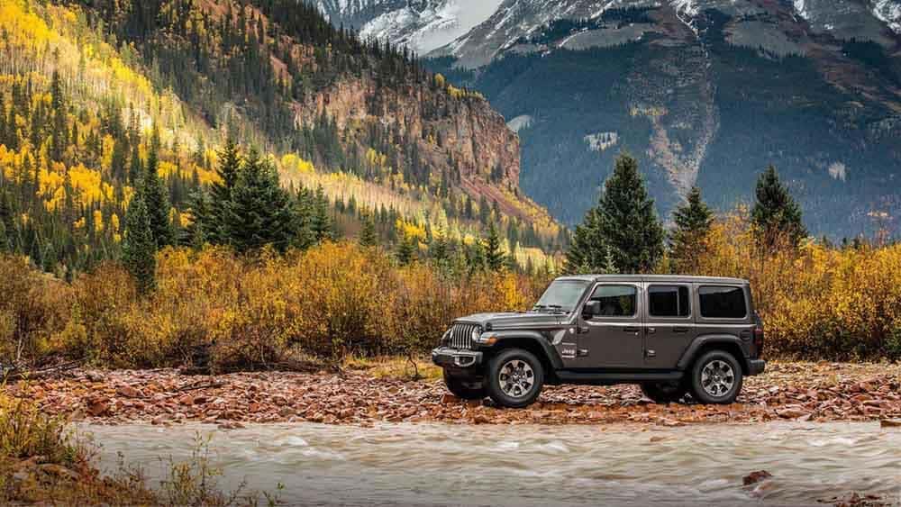 2018 Jeep Wrangler In Mountains